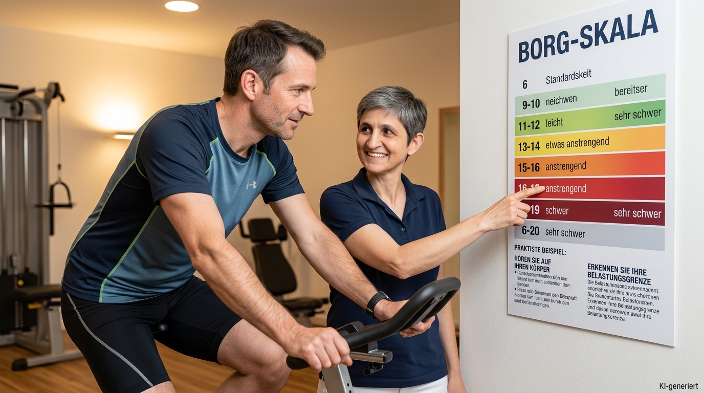 Die Borg-Skala: Ihr sicherer Kompass für effektives Training und Reha Die Borg-Skala: Ihr sicherer Kompass für effektives Training und Reha